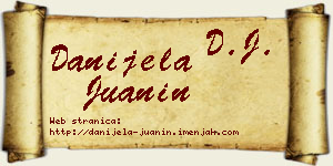 Danijela Juanin vizit kartica